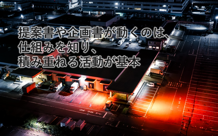 提案書や企画書が動くのは仕組みを知り積み重ねる活動が基本